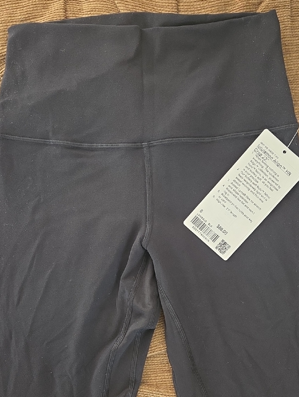 Lululemon High-Rise Black Leggings